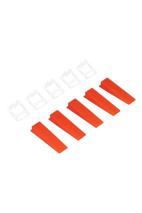 Комплект зажим + клин для системы выравнивания плитки СВП Ворота XL, 200/100 шт. в пакете Matrix