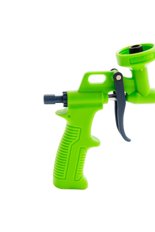 Пистолет для монтажной пены, облегченный пластмассовый корпус Сибртех