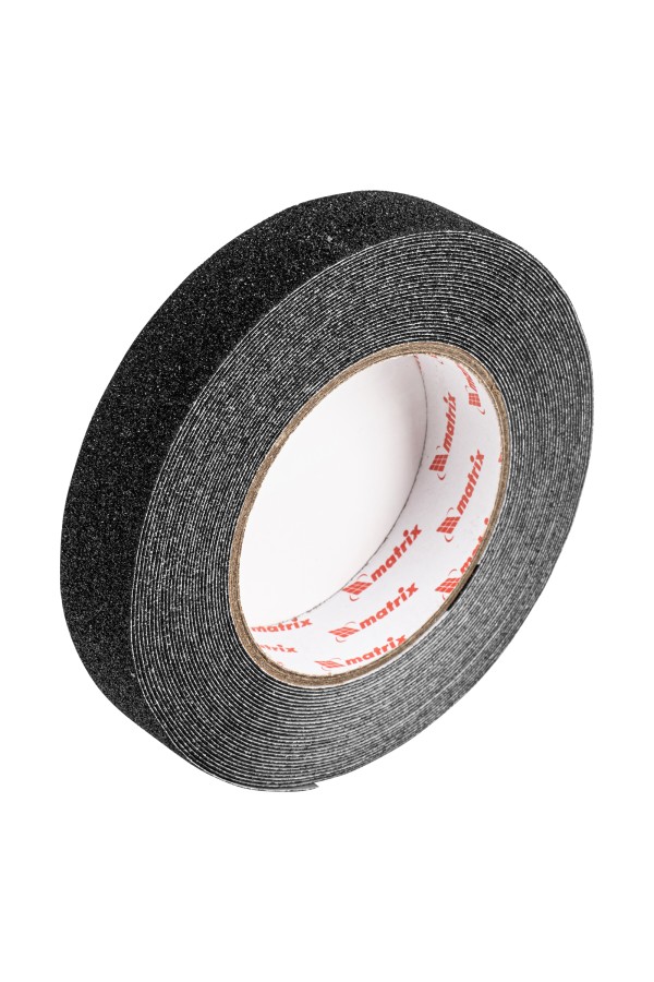 Лента клейкая противоскользящая, черная 25 мм x 10 м Matrix
