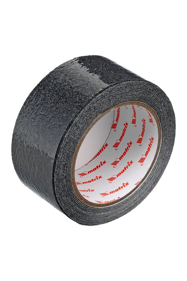 Лента клейкая противоскользящая, черная 50 мм x 5 м Matrix