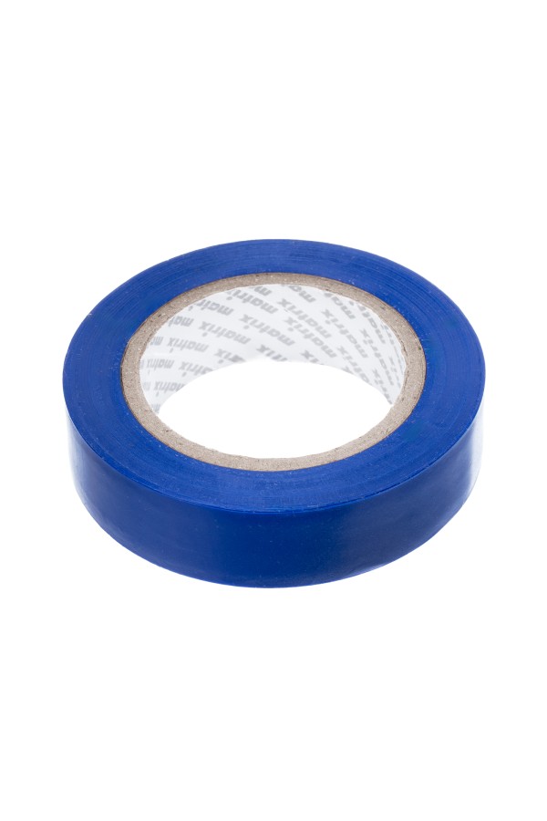 Изолента ПВХ, 15 мм х 10 м, синяя, 150 мкм Matrix
