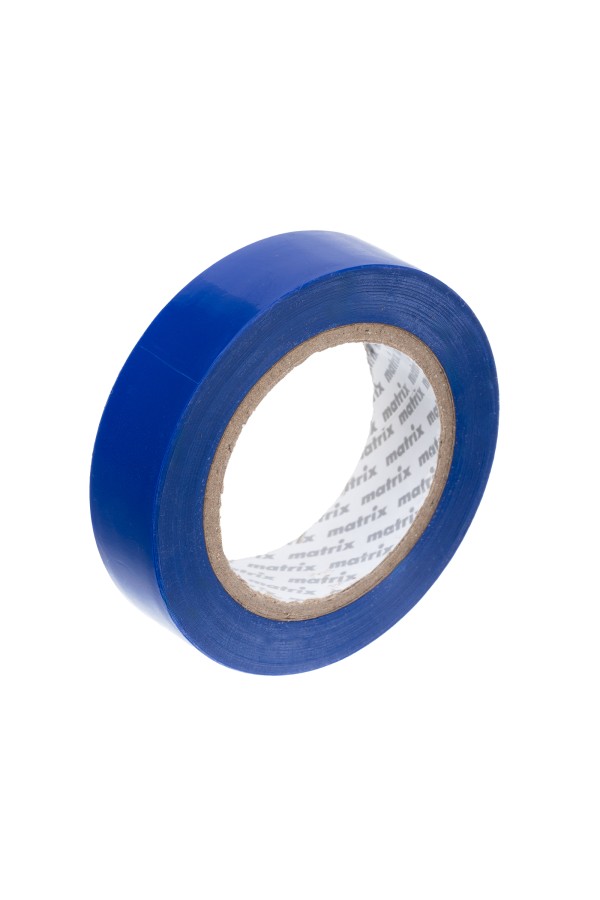 Изолента ПВХ, 15 мм х 10 м, синяя, 150 мкм Matrix