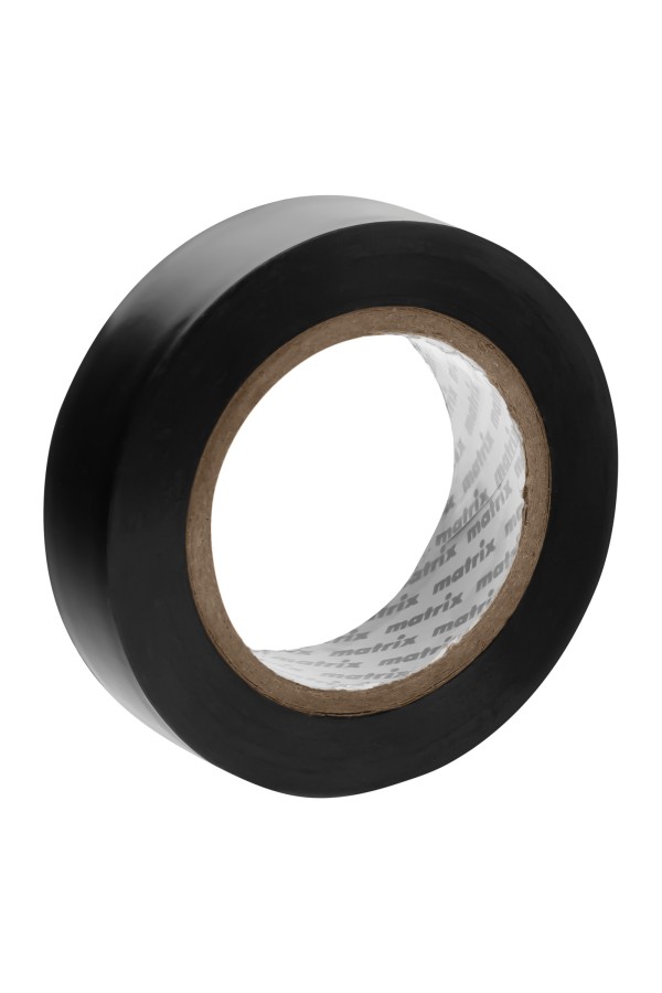 Изолента ПВХ, 15 мм х 10 м, черная, 150 мкм Matrix