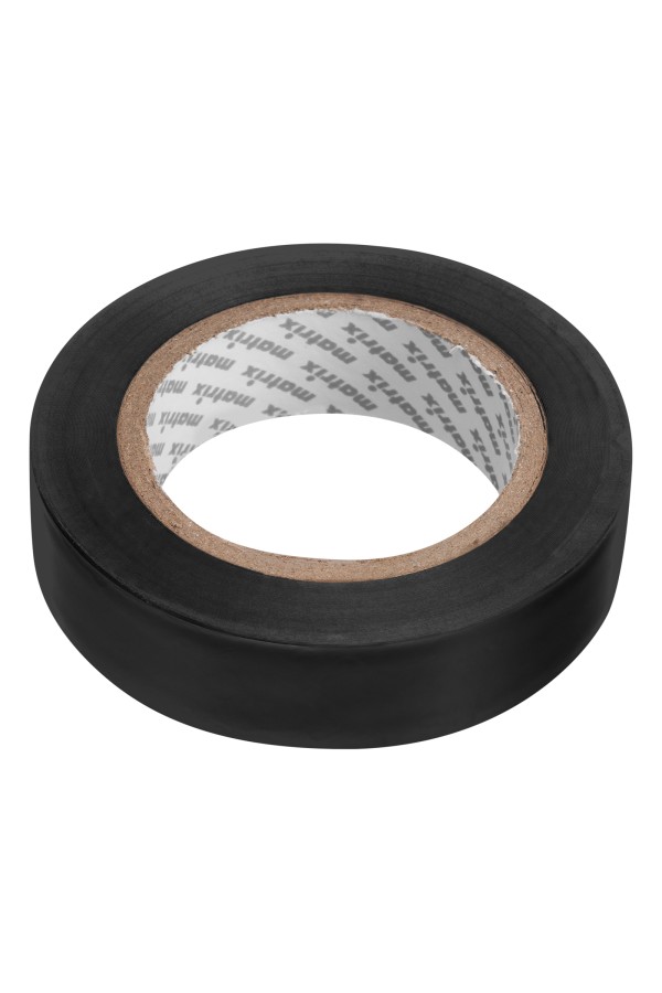 Изолента ПВХ, 15 мм х 10 м, черная, 150 мкм Matrix