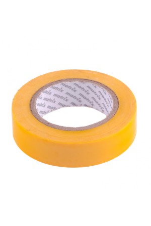 Изолента ПВХ, 15 мм х 10 м, желтая, 150 мкм Matrix