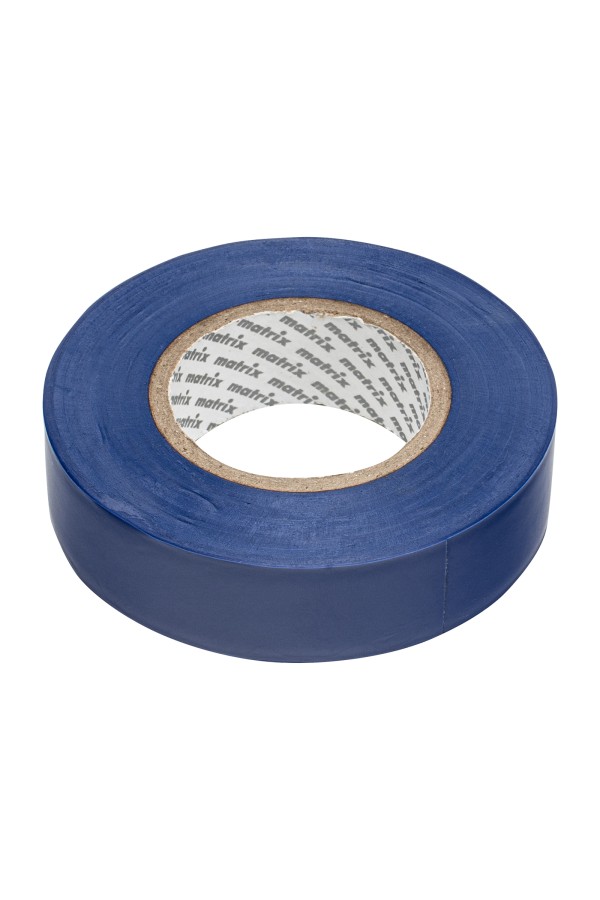Изолента ПВХ, 19 мм х 20 м, синяя, 150 мкм Matrix