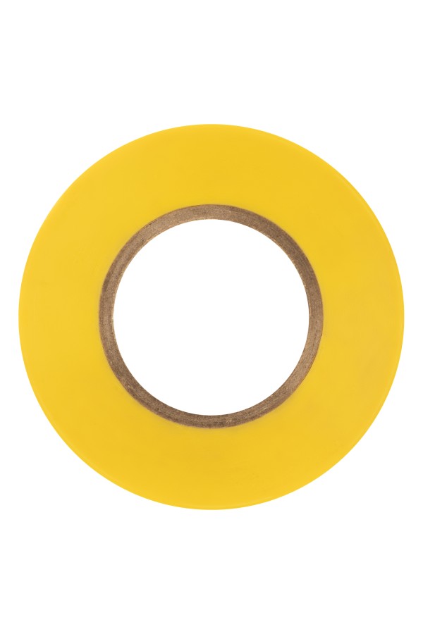 Изолента ПВХ, 19 мм х 20 м, желтая, 150 мкм Matrix