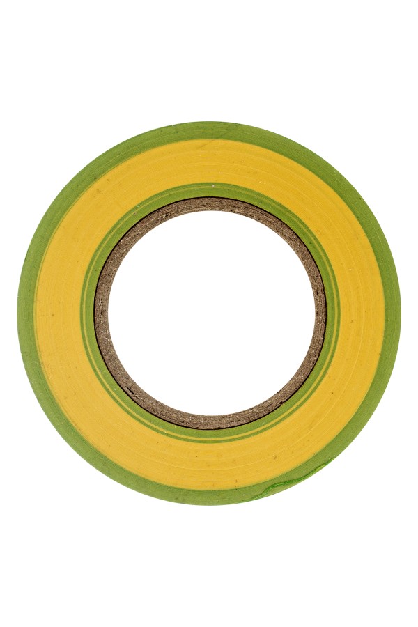 Изолента ПВХ, 19 мм х 20 м, желто-зеленая, 150 мкм Matrix