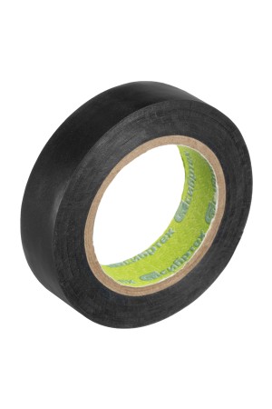 Изолента ПВХ, 15 мм х 10 м, черная Сибртех