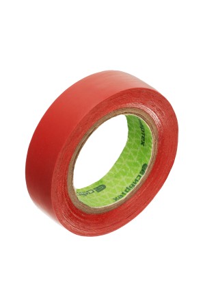 Изолента ПВХ, 15 мм х 10 м, красная Сибртех