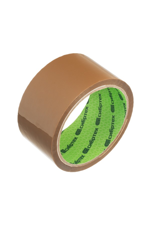 Клейкая лента, 48 мм х 40 м, цвет коричневый Сибртех
