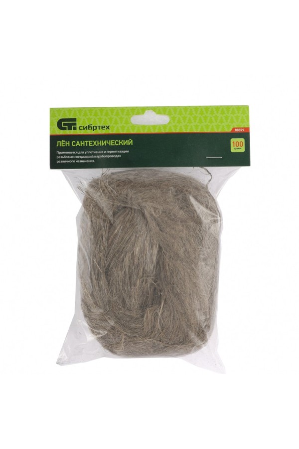 Лен сантехнический, 100 г Сибртех