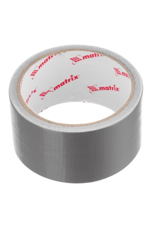 Лента клейкая армированная, влагостойкая, 48 мм х 10 м, серебристая Matrix
