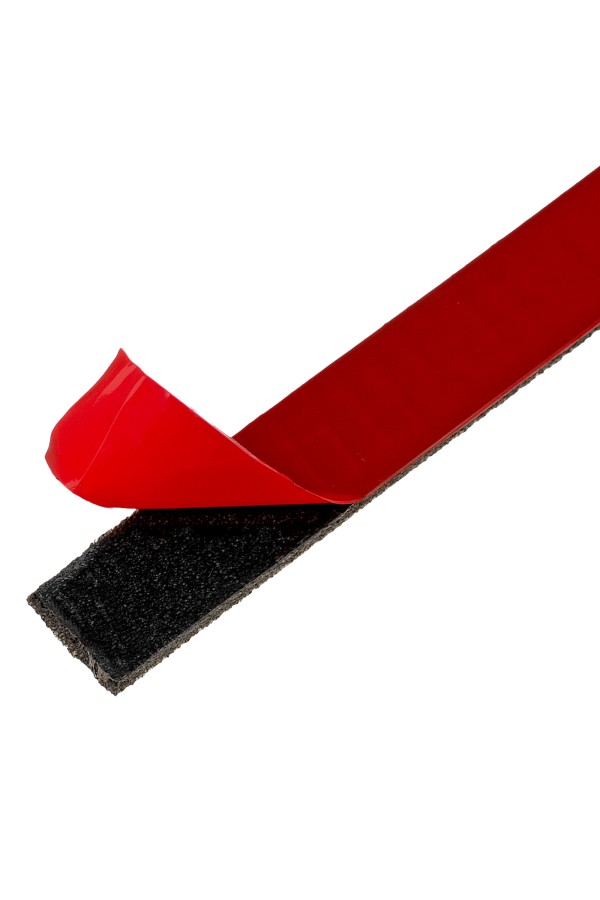 Лента клейкая на вспененной основе, двусторонняя черная усиленная, 9 мм х 5 м Matrix