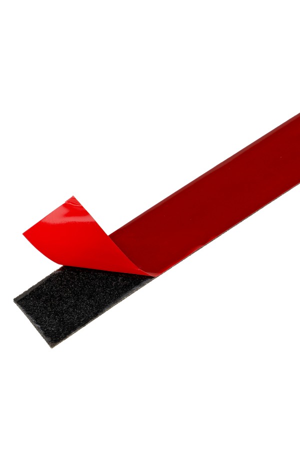 Лента клейкая на вспененной основе, двусторонняя черная усиленная, 12 мм х 5 м Matrix