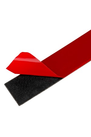 Лента клейкая на вспененной основе усиленная, двусторонняя, черная, 19 мм х 5 м Matrix