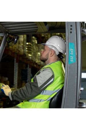 Каска защитная с храповым механизмом, Европласт, белая Россия Сибртех