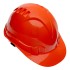 Каска защитная из ударопрочной пластмассы, оранжевая Россия Сибртех
