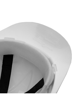 Каска защитная из ударопрочной пластмассы, белая Россия Сибртех