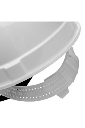 Каска защитная из ударопрочной пластмассы, белая Россия Сибртех