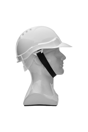 Каска защитная из ударопрочной пластмассы, белая Россия Сибртех