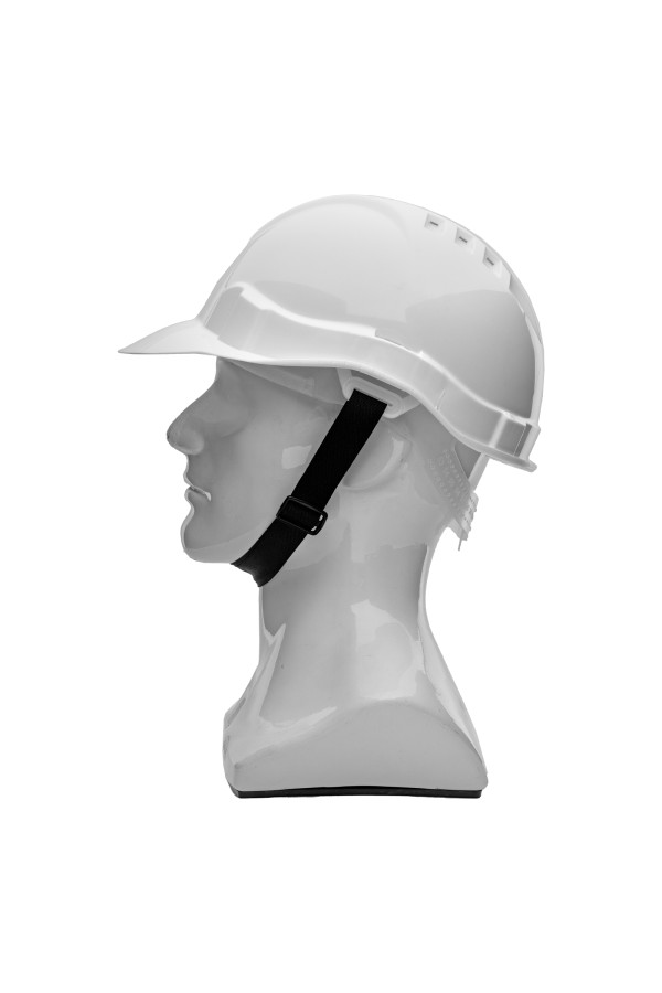 Каска защитная из ударопрочной пластмассы, белая Сибртех