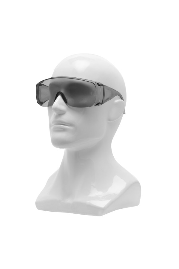 Очки защитные открытого типа, затемненные, ударопрочный поликарбонат Сибртех