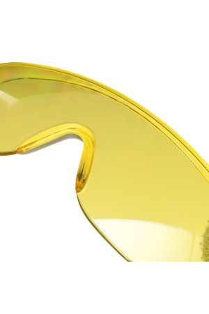 Очки защитные открытого типа, желтые, ударопрочный поликарбонат Россия Сибртех