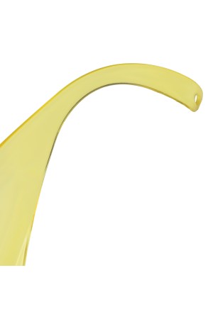 Очки защитные открытого типа, желтые, ударопрочный поликарбонат Россия Сибртех