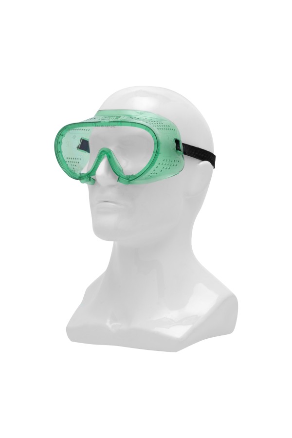 Очки закрытые "Эргономичные" с прямой вентиляцией, поликарбонат Сибртех