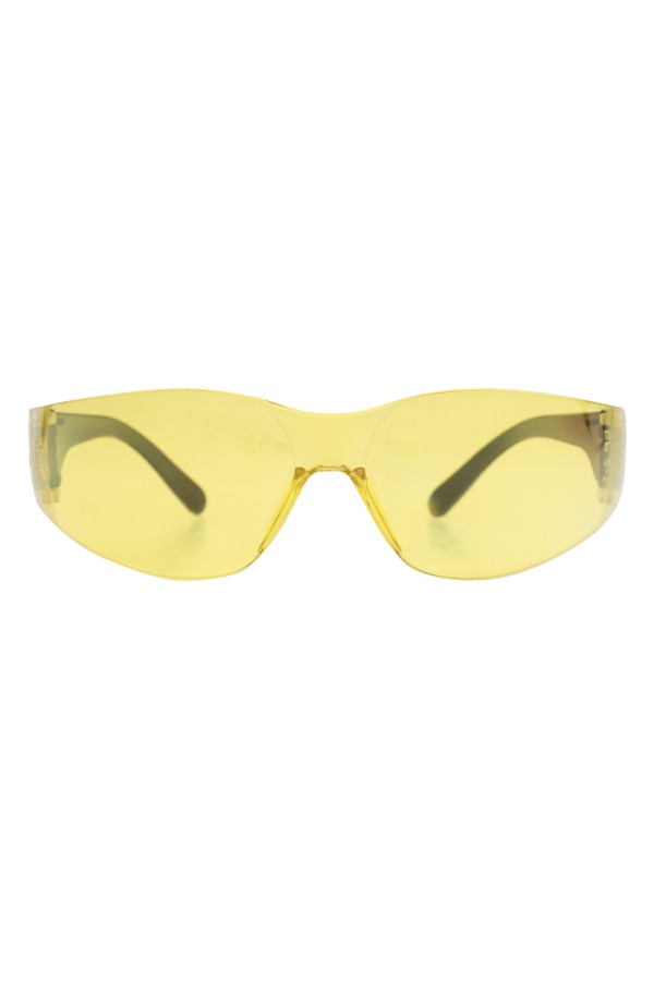 Очки защитные открытые, поликарбонатные, желтые ОЧК202 (0-13022)