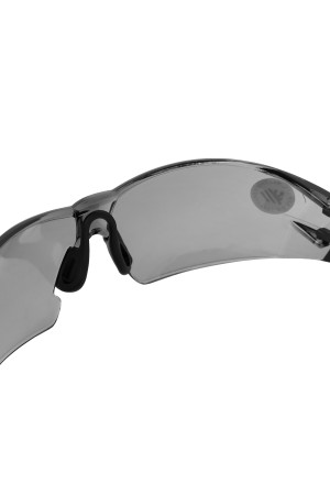 Очки защитные открытые, поликарбонатные, дымчатая линза, 2х комп.дужки Denzel