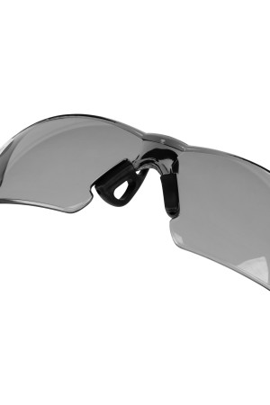 Очки защитные открытые, поликарбонатные, дымчатая линза, 2х комп.дужки Denzel