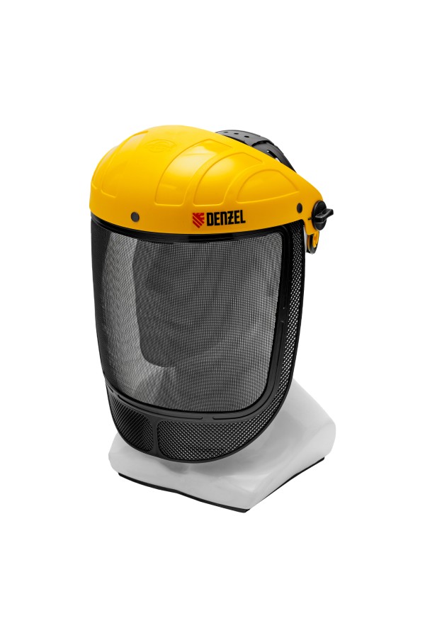 Щиток защитный лицевой с сеткой "СВОНА" НС-01 "ЛЮКС", плавная регулировка храповик Denzel