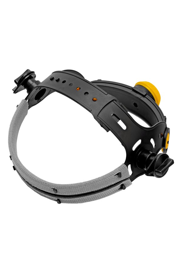 Щиток защитный лицевой с сеткой "СВОНА" НС-01 "ЛЮКС", плавная регулировка храповик Denzel