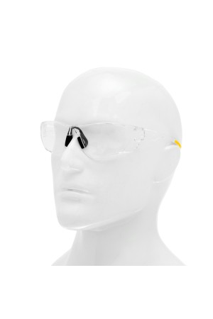 Очки защитные открытые, поликарбонатные, прозрачная линза Denzel