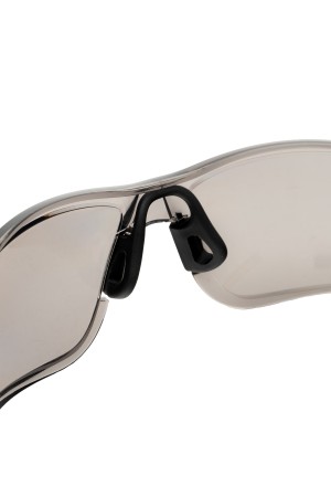 Очки защитные открытые, поликарбонатные, дымчатая линза Denzel