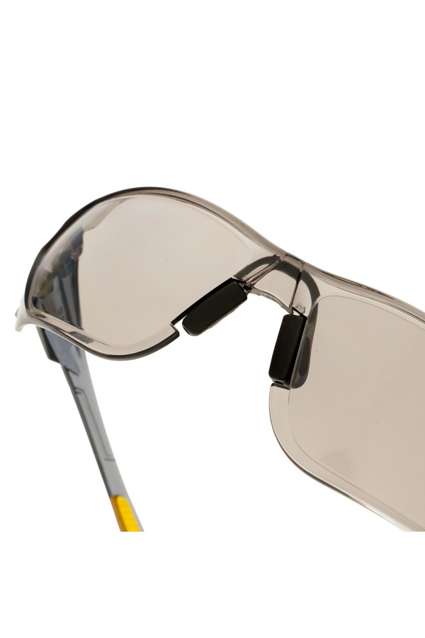 Очки защитные открытые, поликарбонатные, дымчатая линза Denzel