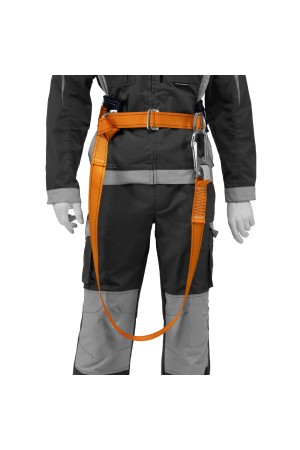 Удерживающая привязь УП I, безлямочная, А-строп из синтетической ленты Сибртех