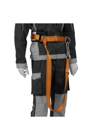 Удерживающая привязь УП I, безлямочная, А-строп из синтетической ленты Сибртех