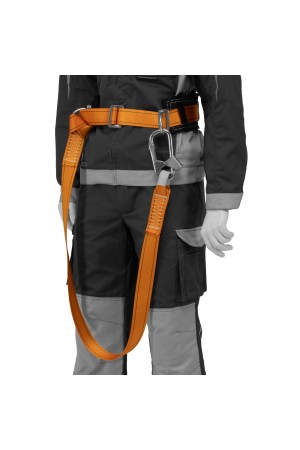 Удерживающая привязь УП I, безлямочная, А-строп из синтетической ленты Сибртех