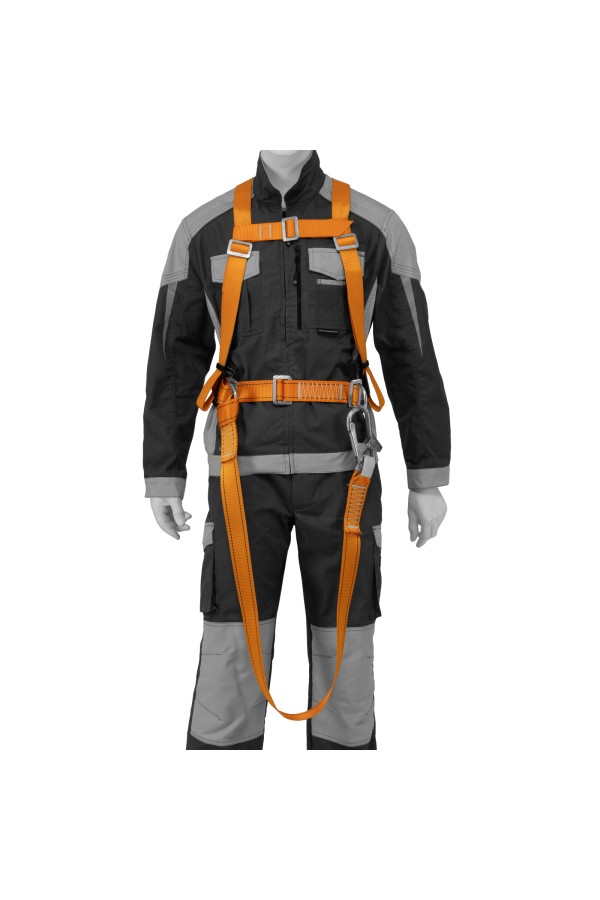 Удерживающая привязь УП IIД, с наплечными лямками, А-строп из синтетической ленты Сибртех