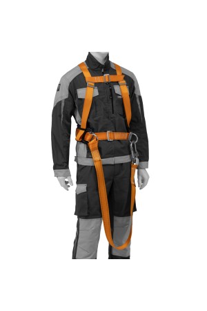 Удерживающая привязь УП IIД, с наплечными лямками, А-строп из синтетической ленты Сибртех