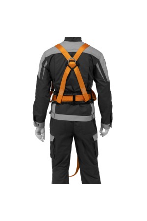 Удерживающая привязь УП IIД, с наплечными лямками, А-строп из синтетической ленты Сибртех