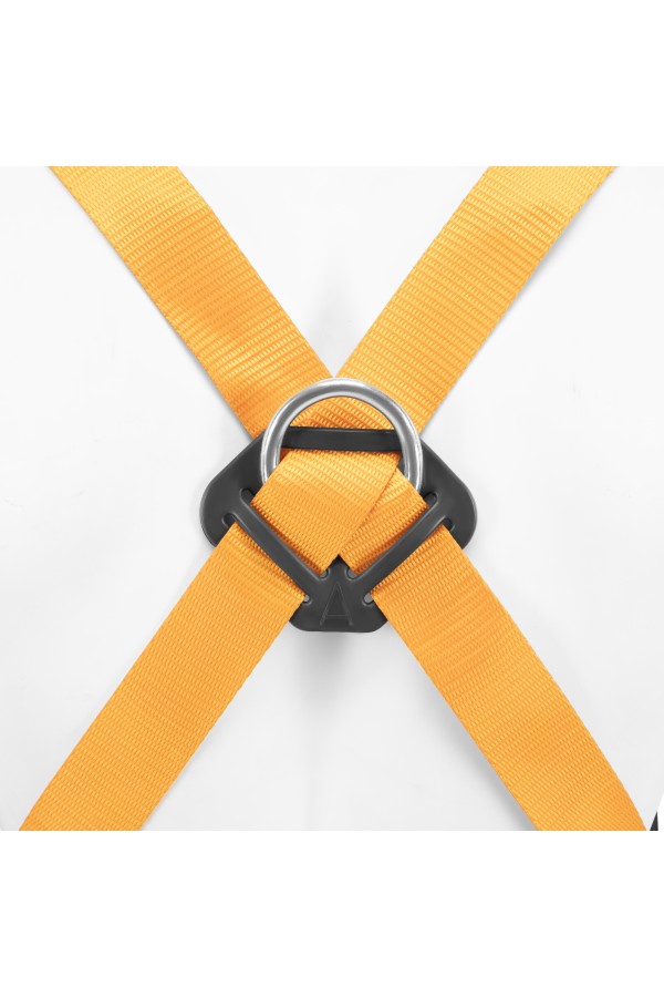 Удерживающе-страховочная привязь, модель УСП II, наплечные и набедренные лямки, высокий кушак Сибртех