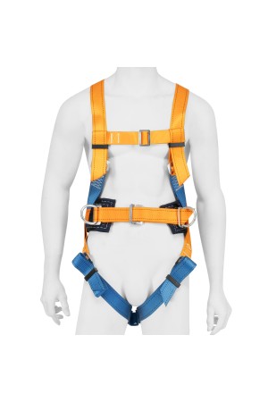 Удерживающе-страховочная привязь, модель УСП II, наплечные и набедренные лямки, высокий кушак Сибртех