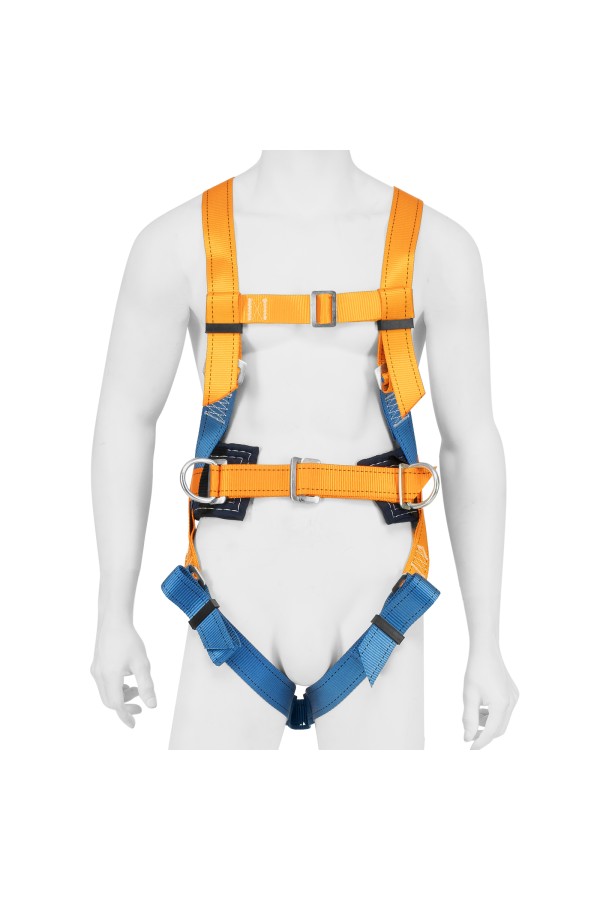 Удерживающе-страховочная привязь, модель УСП II, наплечные и набедренные лямки, высокий кушак Сибртех