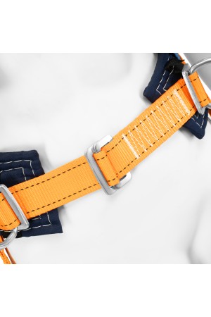 Удерживающе-страховочная привязь, модель УСП II, наплечные и набедренные лямки, высокий кушак Сибртех