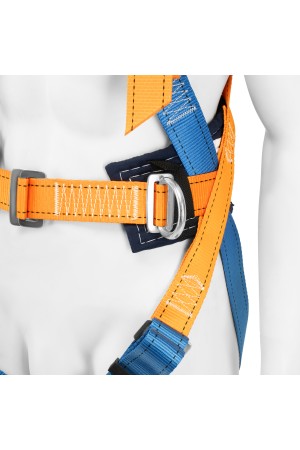 Удерживающе-страховочная привязь, модель УСП II, наплечные и набедренные лямки, высокий кушак Сибртех