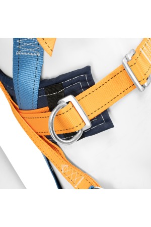 Удерживающе-страховочная привязь, модель УСП II, наплечные и набедренные лямки, высокий кушак Сибртех